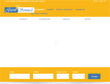 Tablet Screenshot of garni-sonneck.com